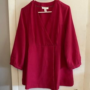 Pink barely used maternity top